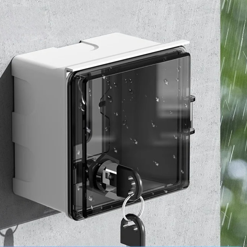 Outdoor Power Point Cover - Caja de enchufe con cerradura tipo