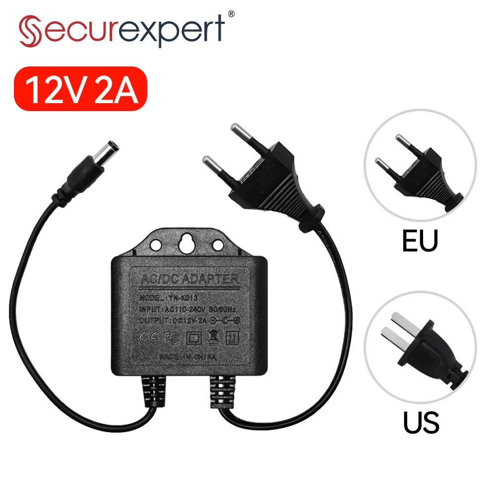 Outdoor Power Adapter - Adaptador de Corriente DC12V 2A Impermeable