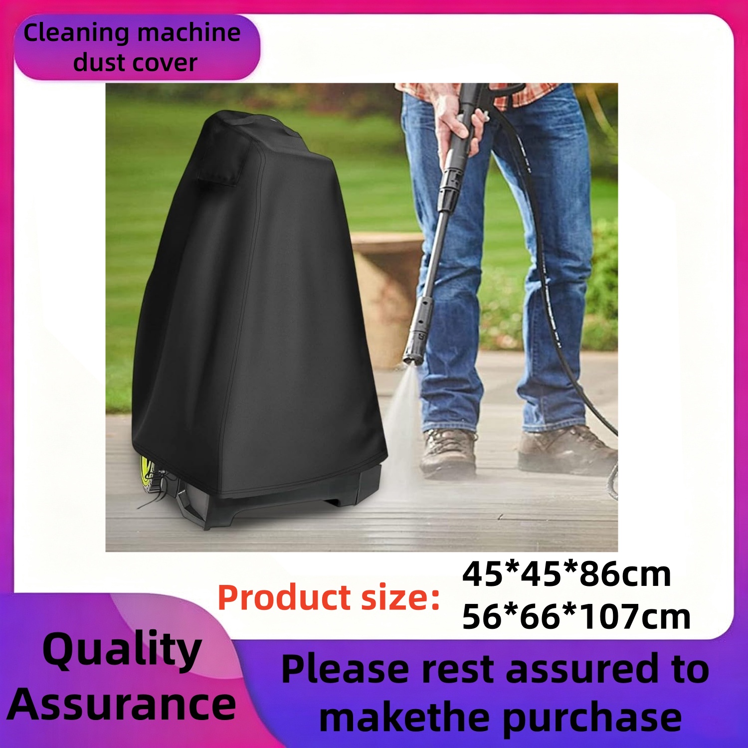 Pressure Washer Electric - Funda para lavadora a presión, tela