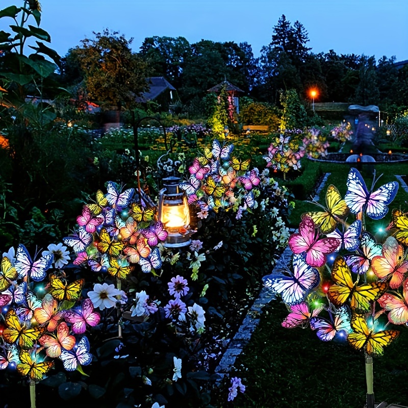 Outdoor Power Outlet Solar - Luces LED solares de mariposa para