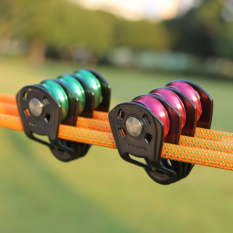 Outdoor Power Block - 1 juego de poleas de tres