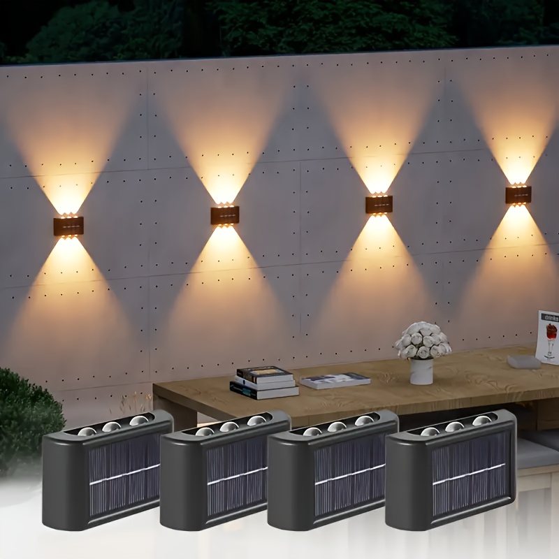 Outdoor Power Outlet Solar - Lámpara Solar LED para Exteriores, Impermeable,
