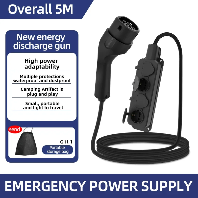 Outdoor Power Adapter - Cargador EV portátil para coche eléctrico,