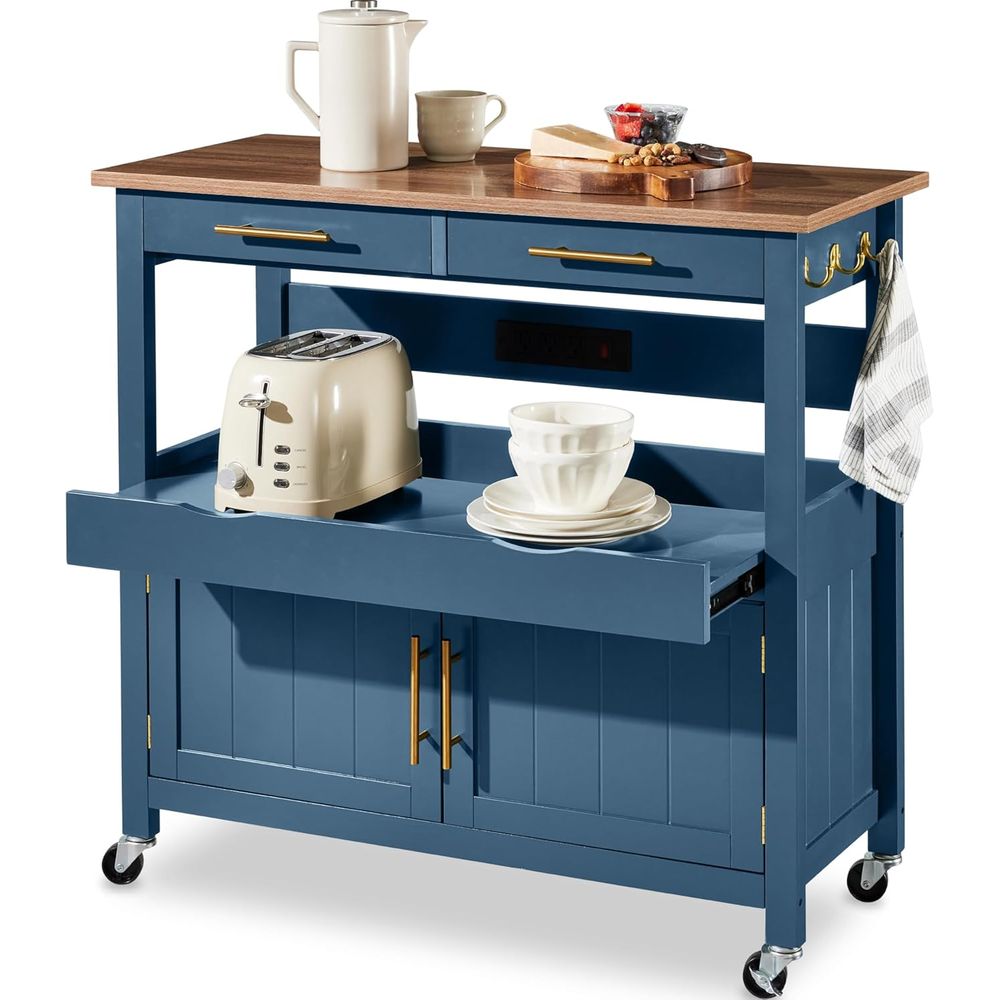 Outdoor Power Wheels - Carrito de Cocina Rodante Grande de