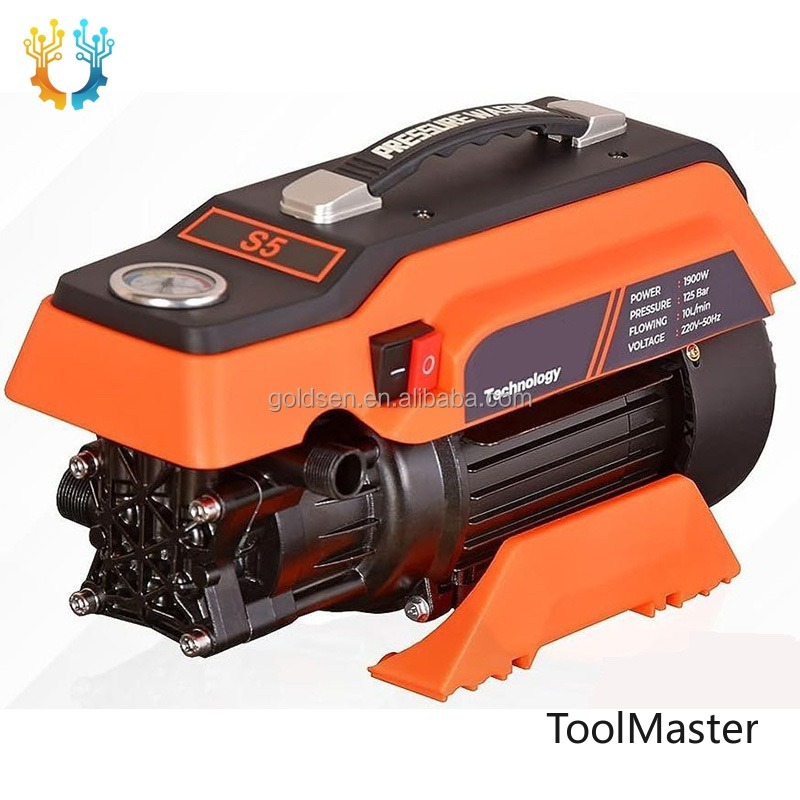 Pressure Washer Electric - 【2026】TOLHIT 1900w 125bar 10L Hidrolavadora Eléctrica