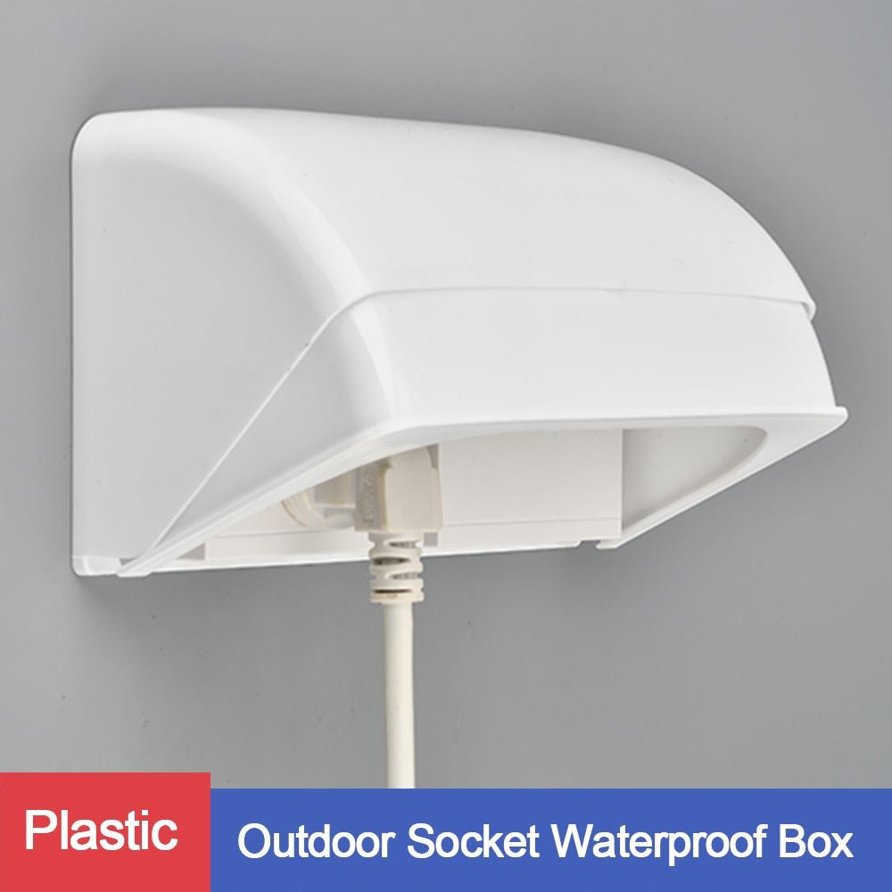 Outdoor Power Point Cover - 1 Uds. Caja impermeable para enchufe