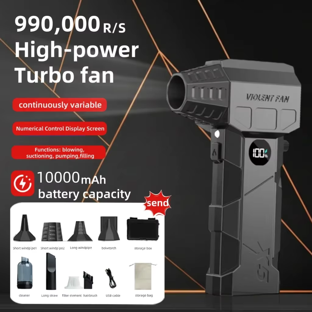 Outdoor Power Vacuum - Soplador turbo X5 con motor de