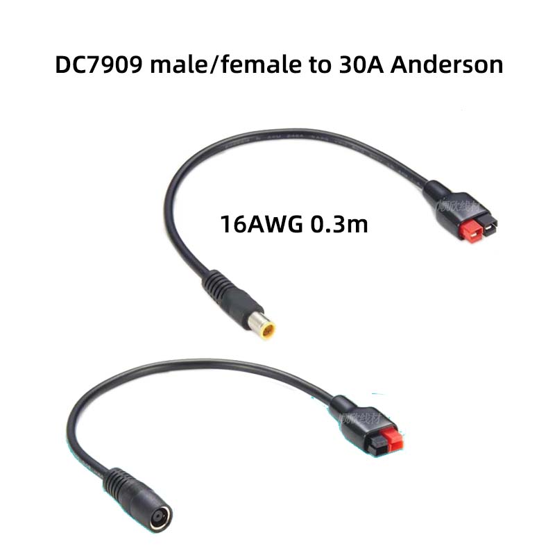 Outdoor Power Extension Cord - Cable de conexión DC7909 macho y