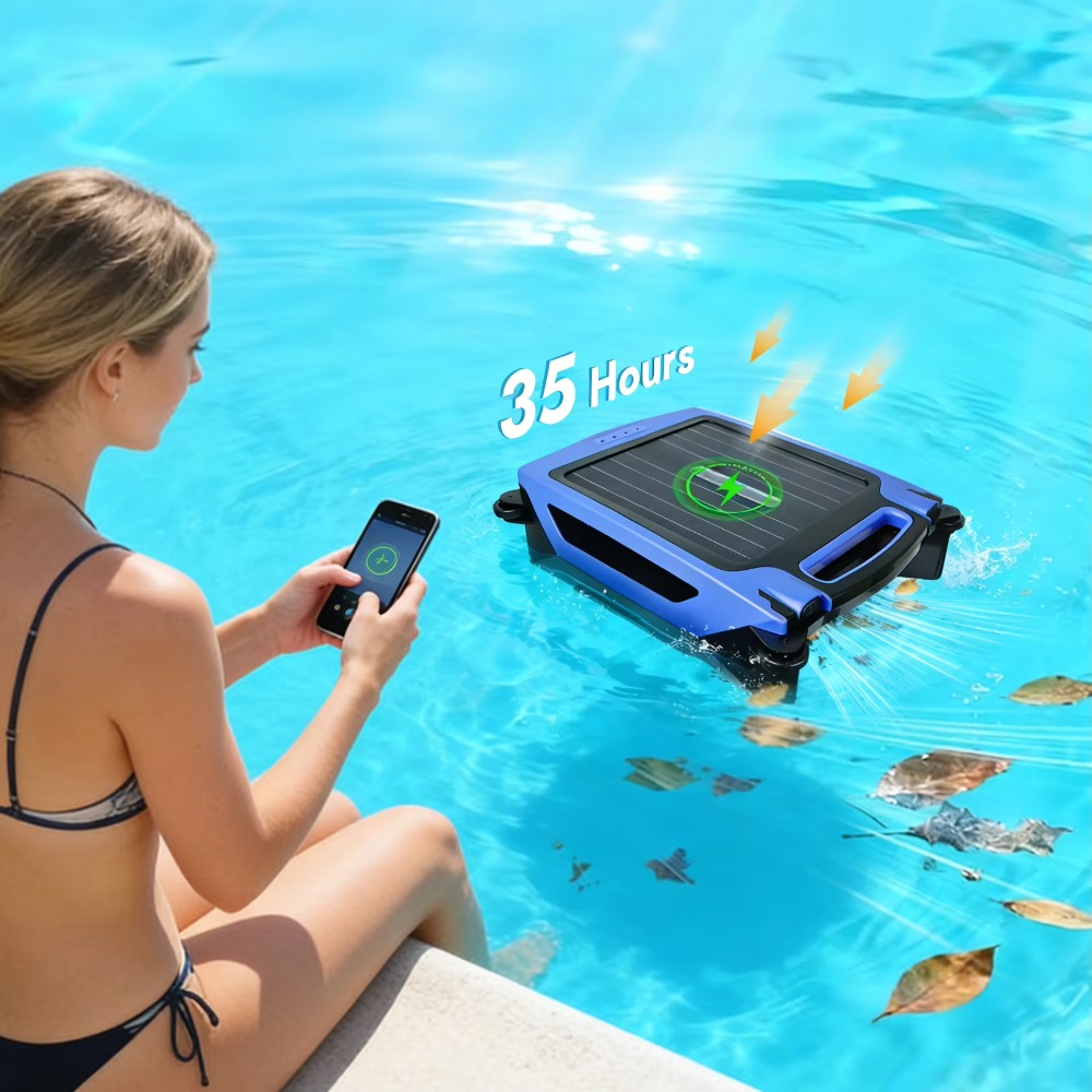 Outdoor Power Vacuum - Limpiador de Piscinas Automático Inteligente de