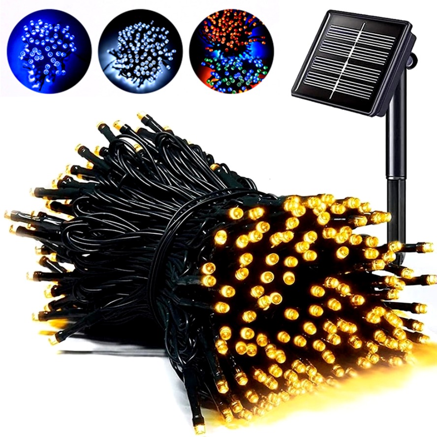 Outdoor Power For Christmas Lights - 32m 22m 8 modos LED guirnaldas