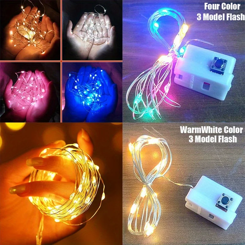 Paquete de 10 mini luces de ha - Outdoor Power For Christmas Lights reseña y precio