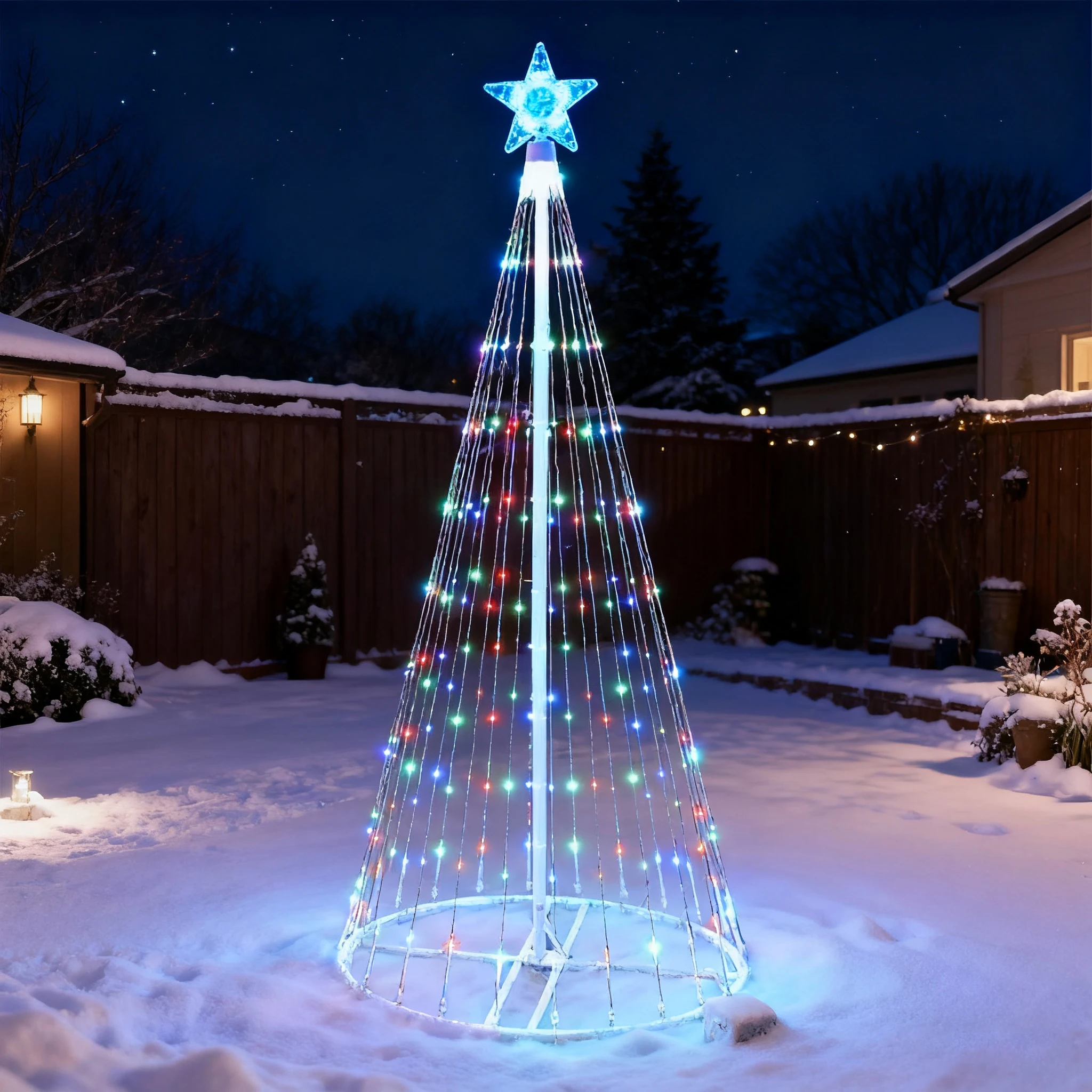 Guirnalda de luces LED de casc - Outdoor Power For Christmas Lights reseña y precio