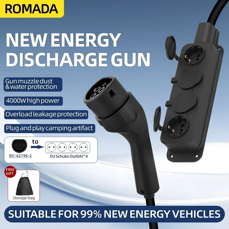 Cargador EV portátil para coch - Outdoor Power Adapter reseña y precio
