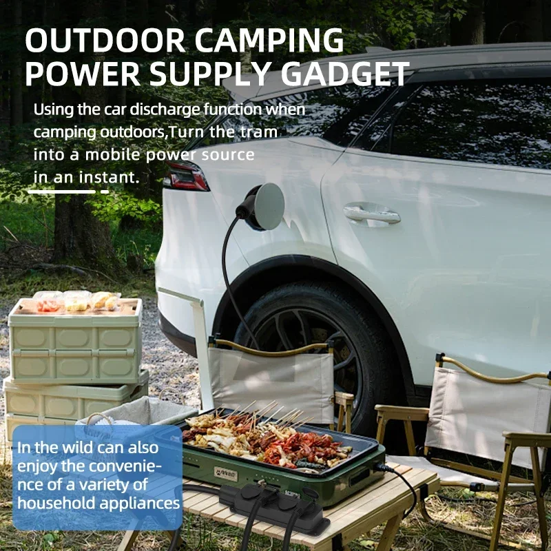 Cargador EV portátil para coch - Outdoor Power Adapter reseña y precio