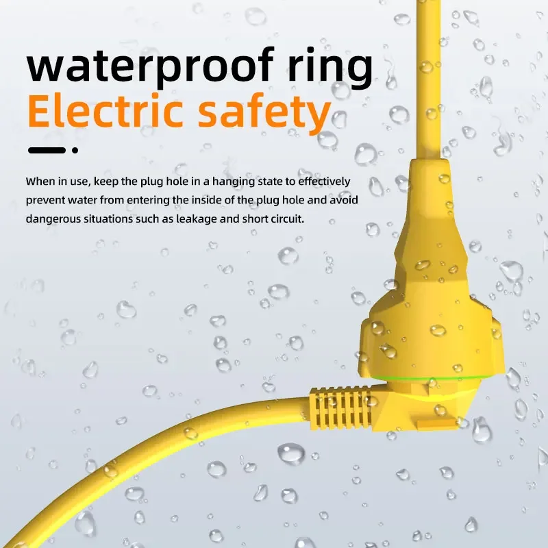 Regleta de Enchufes Schuko Eur - Outdoor Power Extension Cord reseña y precio