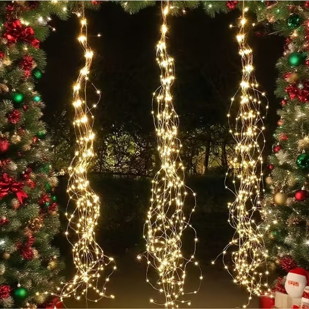 Guirnalda de Luces LED Solares - Outdoor Power For Christmas Lights reseña y precio
