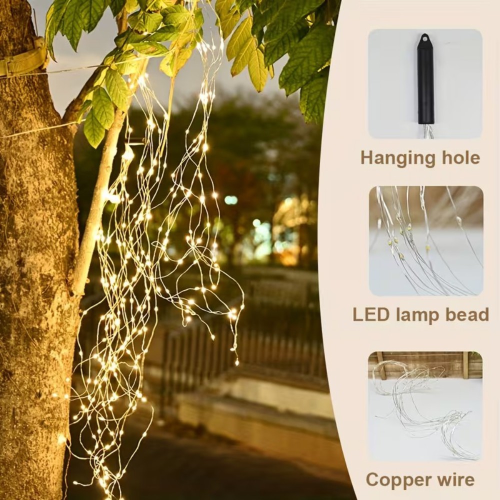 Guirnalda de Luces LED Solares - Outdoor Power For Christmas Lights reseña y precio