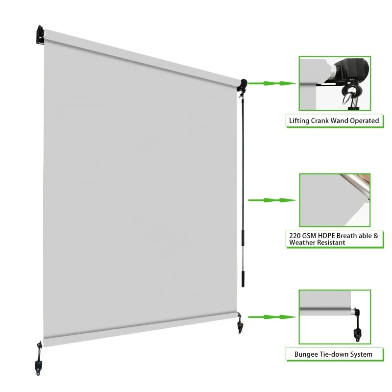Persianas Enrollables Exterior - Outdoor Power Blinds reseña y precio