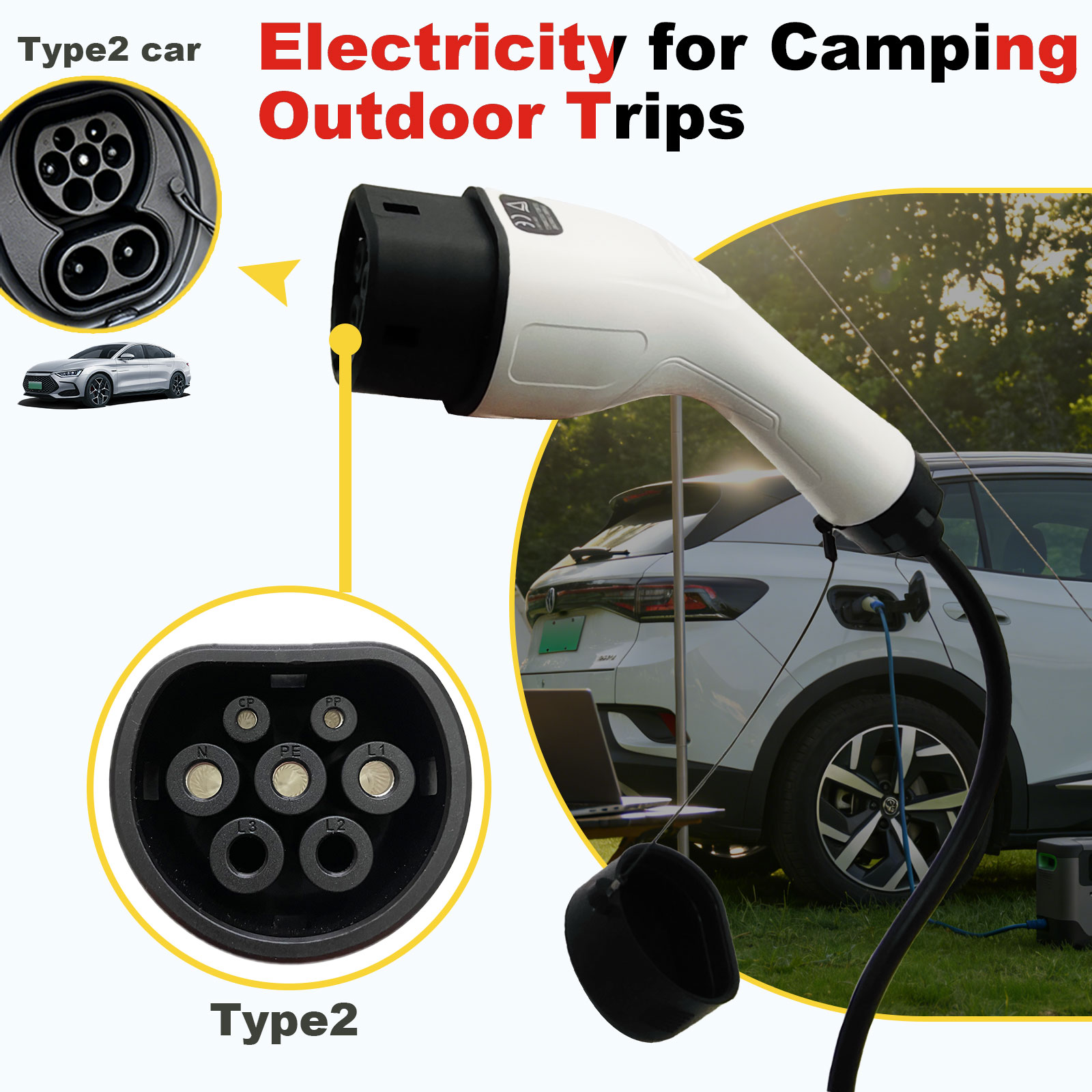 Adaptador de Descarga Tipo 2 V - Outdoor Power Adapter reseña y precio