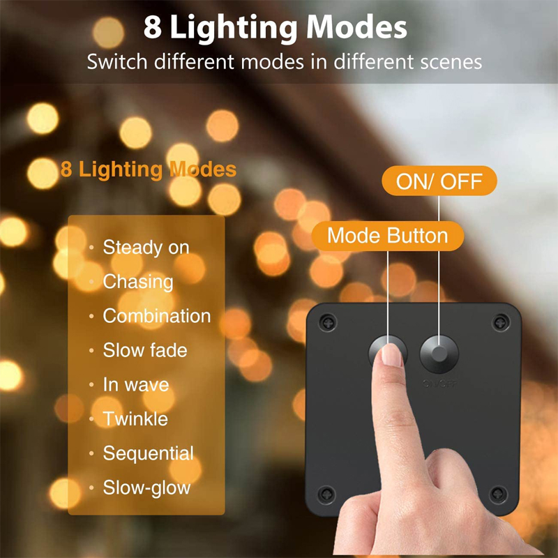 Guirnalda de luces LED solares - Outdoor Power Outlet Solar reseña y precio