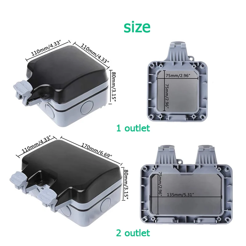 Enchufes impermeables de pared - Outdoor Power Port reseña y precio
