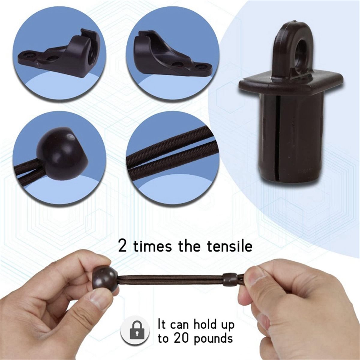 Kit de Sujeción Elástica y Cub - Outdoor Power Blinds reseña y precio