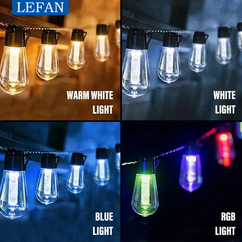 Guirnaldas de luces LED solare - Outdoor Power For Christmas Lights reseña y precio