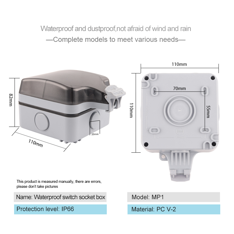 IP66 exterior resistente a la  - Outdoor Power Port reseña y precio