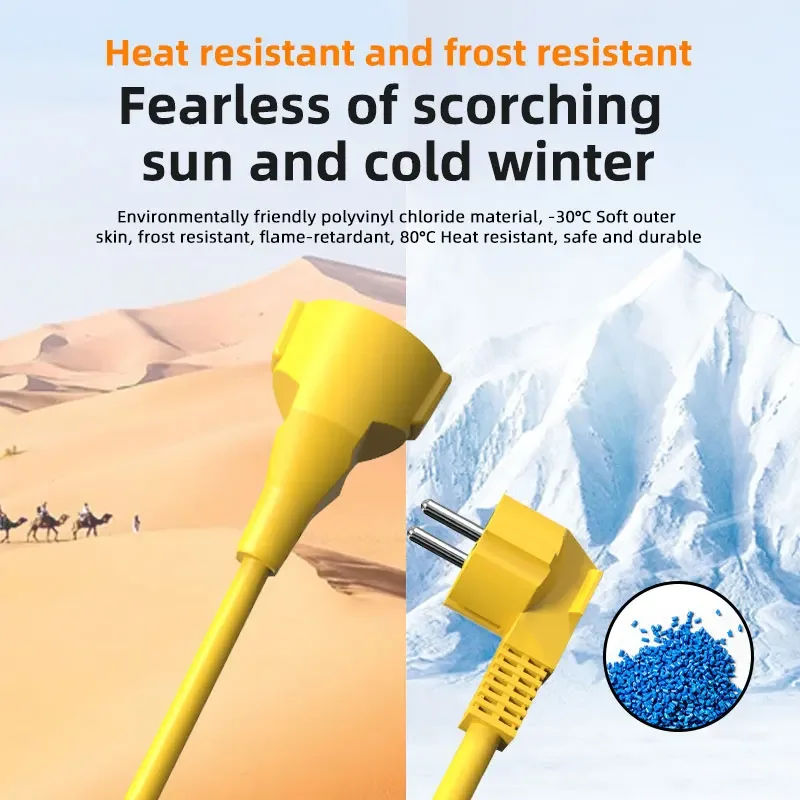 Regleta de alimentación Schuko - Outdoor Power Extension Cord reseña y precio